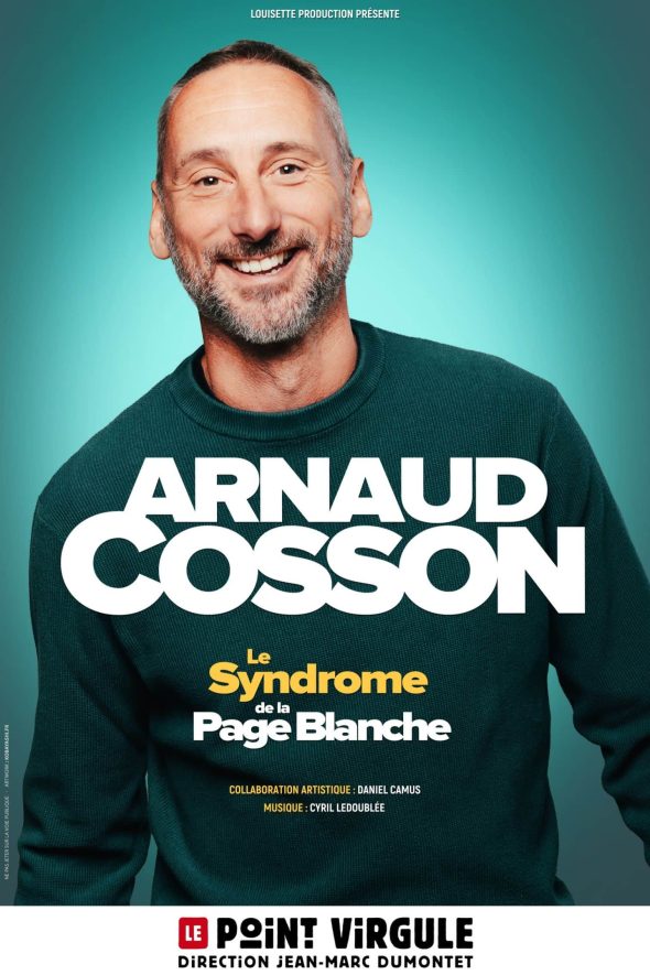 ARNAUD COSSON dans LE SYNDROME DE LA PAGE BLANCHE